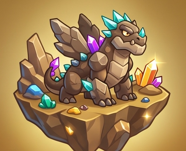 Dragón de Roca en su hábitat